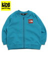 【KIDS】THE NORTH FACE BABY SWEAT LOGO JACKET【NTB12401-AK-BLUE】