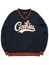 【SALE】COOKIES CLOTHING BASES LOADED NYLON PULLOVER JACKET BLACK【CM243OJC02-BLK-BLACK】