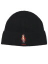 POLO RALPH LAUREN HOLIDAY BEAR BEANIE RIB KNIT BEANIE【PC1298-001-BLACK】