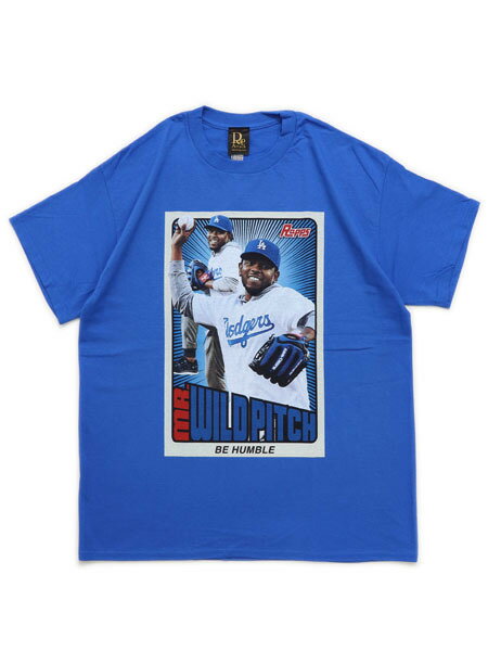 【SALE】Rap Attack BE HUMBLE TEE ROYAL BLUE【RASM24-ST011-RB-BLUE】