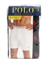 POLO RALPH LAUREN KNIT BOXER BLACK RED PP【RCKBP3-PBD-BLACK】