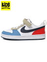 【KIDS】NIKE COURT BOROUGH LOW RECRAFT PS WH/L.CRIMSO【DV5457-124-MULTI COLOR】