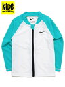 【KIDS】NIKE TODDLER BOYS ZIP RASH GUARD-TURQUOISE【1991115-023-TURQUOISE】