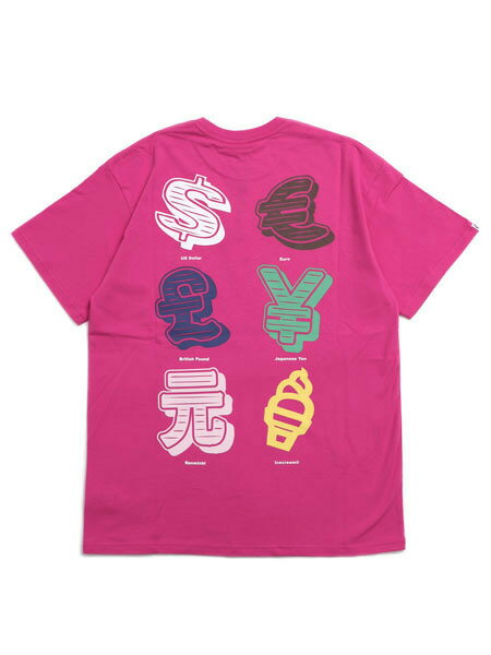 ICECREAM CASH RULES TEE BEETROOT PURPLE451-1204-BPU-DARK PINK