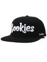 COOKIES CLOTHING MINT TWILL CAP BLACK/WHITE【CM232XSH08-BKWH-BLACK】