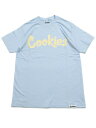 COOKIES CLOTHING ORIGINAL LOGO TEE SKY BLUE/CREAM【CM232TSP01-SBCR-LIGHT BLUE】