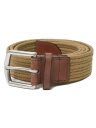 【送料無料】POLO RALPH LAUREN 34MM BRAIDED FABRIC STRETCH BELT【405666041004-D-KHAKI】