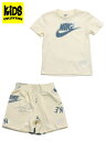 【KIDS】NIKE KIDS ENERGY 2P SHORT SET-COCONUT MILK【86M947-W3Z-CREAM】