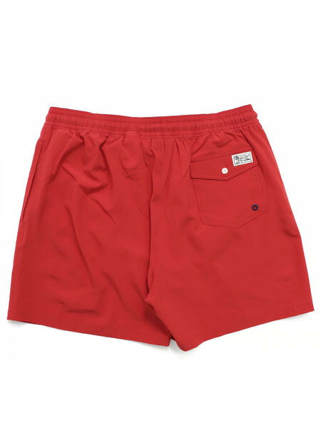【送料無料】POLO RALPH LAUREN TRAVELLER CLASSIC SWIM TRUNK【710963313004-D-RED】