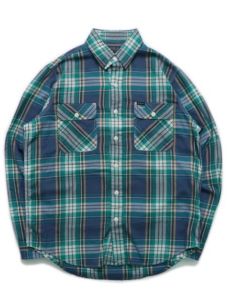 【SALE】POLO RALPH LAUREN CLASSIC FIT FLANNEL PLAI