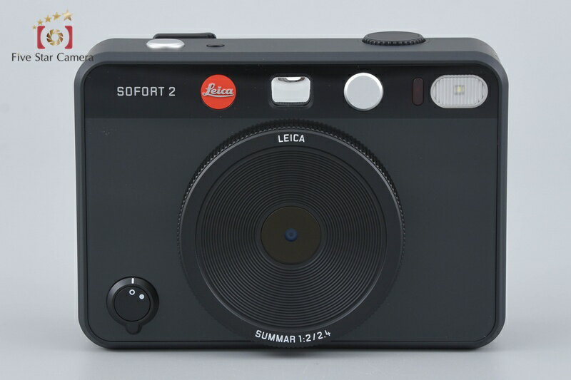 【中古】Leica ライカ SOFORT 2 ブラック インスタントフィルムカメラ 元箱付き