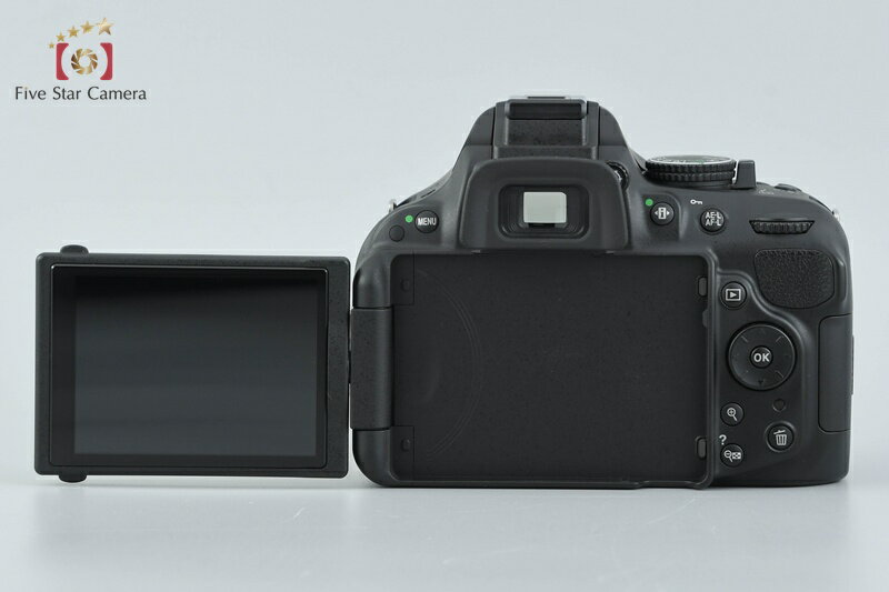 【中古】Nikon ニコン D5200 ダブルズームキット ブラック シャッター回数僅少