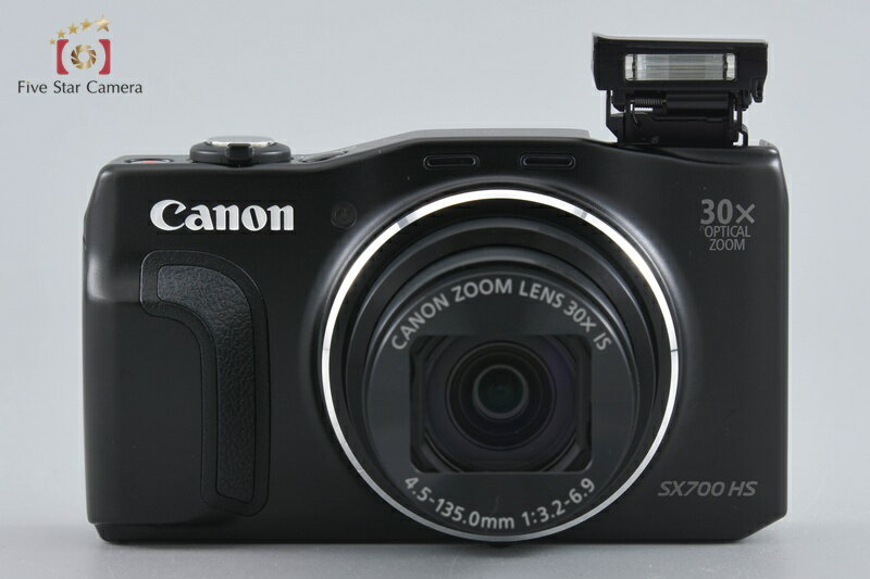 【中古】Canon キヤノン PowerShot SX700 HS ブラック コンパクトデジタルカメラ