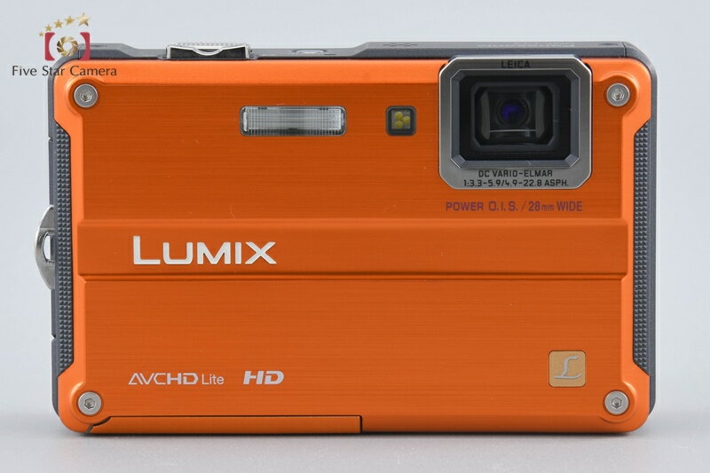 乐天商城 - 【中古】Panasonic パナソニック LUMIX DMC-FT2 サンライズオレンジ コンパクトデジタルカメラ 元箱付き