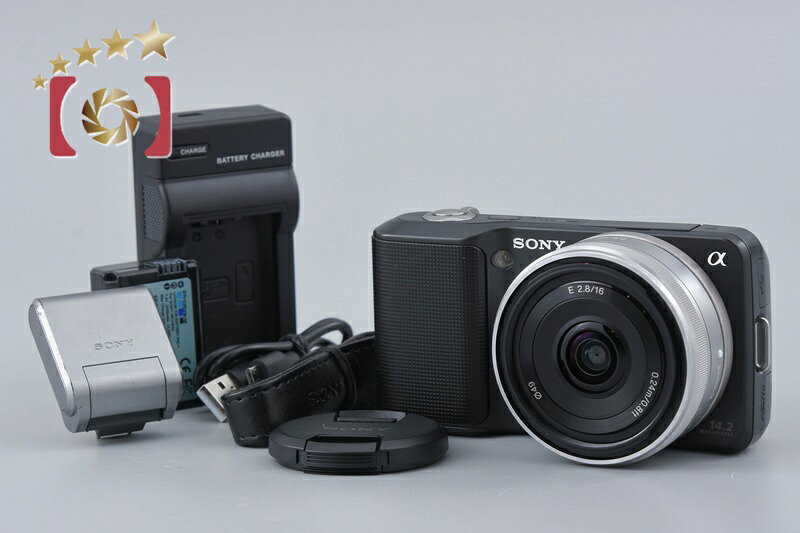 乐天商城 - 【中古】SONY ソニー α NEX-3 薄型広角レンズキット ブラック