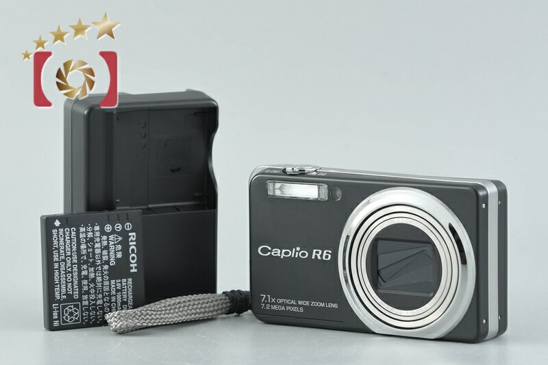 【中古】RICOH リコー Caplio R6 ブラック コンパクトデジタルカメラ