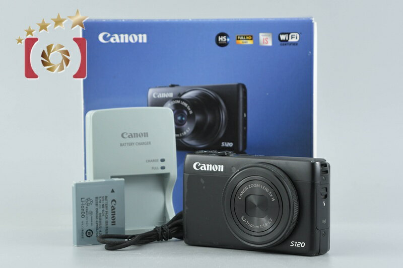 【美品・動作確認済】Canon PowerShot S120 箱付き 楽天市場】powershot s120 中古の通販
