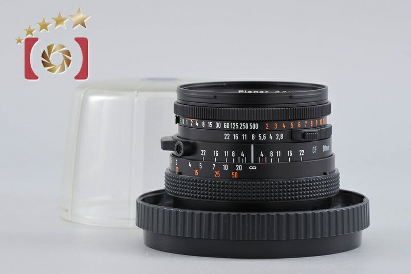 商品名 HASSELBLAD ハッセルブラッド Carl Zeiss CF Planar 80mm f/2.8 T* 総合状態ランク B2ランク品 外観コンディション B外装に使用感、小さな打痕、磨耗によるテカリ、微小な塗装はがれが見られ、前玉付近にひび割れ、後玉周辺にサビ浮きがございます。 光学コンディション Bレンズコンディション 内部は目視で確認できるチリ、ほこりが数点見られます。 光を当てると薄く確認できる程度のカビが、内部に1点ございます。 逆光時を除きほとんど影響が出ない程度の薄いクモリが、内部の全体にございます。 動作コンディション Aヘリコイドのトルクは重めですが、概ねスムーズに可動致します。 他機能に関しましては問題箇所はございません。 付属品 ディスプレイケース（劣化有り） 備考 シリアル： 6661438 中古品のため、1点限りの商品となっております。店頭、他サイトにおいても同時に陳列・販売しており、サイト上で「在庫あり」となっておりましても、すでに販売済みの場合がございます。予めご了承下さいますようお願い申し上げます。