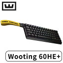 Wooting 60HE ノートパソコン ゲーミング キーボード ARM ANSI-US PBT Lekker Linear 60 60キー US配列 ラビットトリガー 60HE アナログ入力 ショートカット切り替え 輸入品