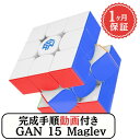 完成手順動画付き! GANCUBE GAN 15 Maglev Frosted フロスト UV GAN15 マグレブ UVコート 3x3 スピードキューブ ミニ...