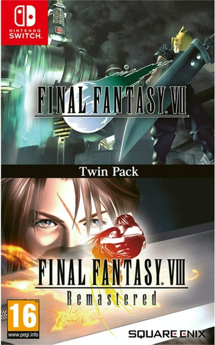 日本語でプレイ可能 ファイナルファンタジー7 8 ツインパック スイッチ Final Fantasy VII & VIII Remastered Twin Pack switch 輸入版