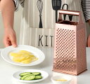 おろし器チーズおろし 器チーズグレーター チーズ 削り4面おろし 金 ポテトフルーツ 野菜 チーズ シュレッダーとスライサーフードグレーター キッチン 多機能野菜カッターステンレス鋼滑り止め フック穴付き お手入れ簡単 調理道具 洗い便利 キッチン用品 調理器具 父の日