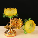 ローソク立て キャンドルスタンド キャンドルホルダー 燭台 蝋燭立て 蓮花ローソク立て 仏花 蓮の花 ロータス 仏具 仏前 法事 法要 命日 お盆 飾り (2点セット) 父の日