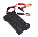 12V デジタル バッテリーチェッカー オルタネーターチェッカー 電圧計 充電システムアナライザ 液晶ディスプレイ搭載 バッテリーテスター 父の日
