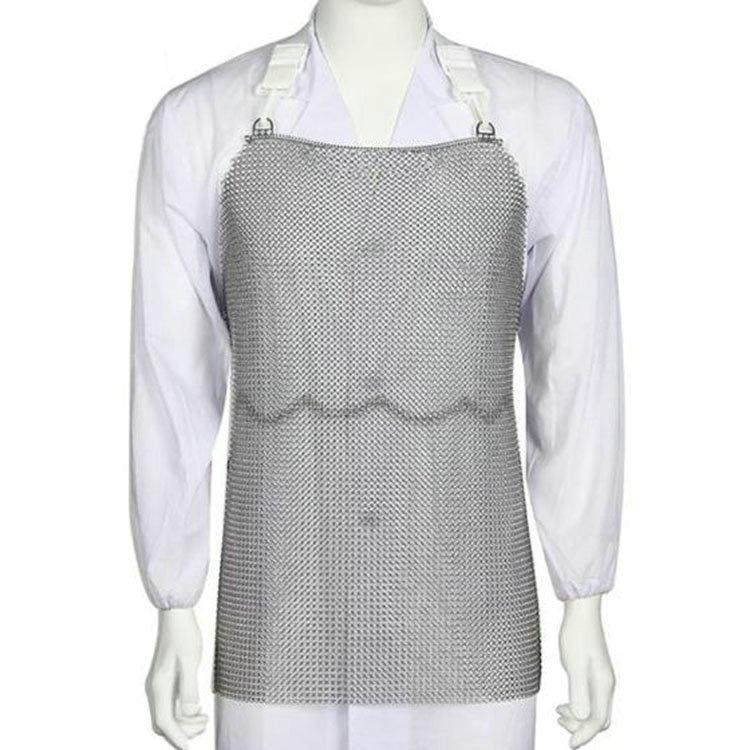 ステンレス鋼 メタル 屠殺場 切削防止 エプロン 安全防護レベル5 スチールワイヤーエプロン 父の日