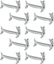 箸置き ナイフレスト お箸 猫型 動物 スリム 10個セット 父の日