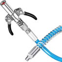 グリースカプラー ロックカプラー グリースガンカプラ グリス注入器 グリースガン ノズル グリースガン用カプラー グリスガンホース付き 父の日