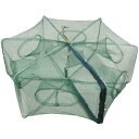 【PT10倍+10%OFFクーポン】漁具 魚捕り網 魚網 折りたたみ かご 一網打尽 仕掛け 6穴 釣り道具 父の日