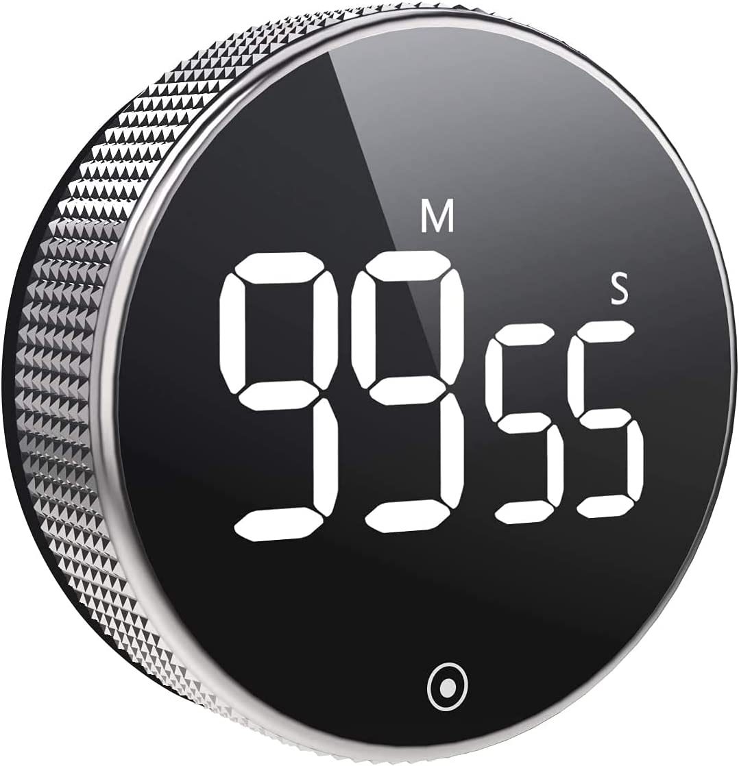 【PT10倍+10%OFFクーポン】デジタル キッチンタイマー マグネット式 大型LED カウントダウンタイマー 常時点灯 ライト機能付き 教室に 3段階 音量 お子様 お年寄り向け 静かなゆで卵用タイマー 父の日
