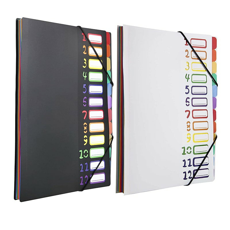 【PT10倍+10%OFFクーポン】ドキュメントファイル A4フォルダー 12ポケット ファイルケース 自立型 書類..