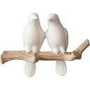 【PT10倍+10%OFFクーポン】(鳥2羽)壁掛けフック ウォールハンガー 北欧風 鳥 壁飾り インテリア 服/鞄/傘/帽子掛け 父の日