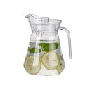 【PT10倍+10%OFFクーポン】アクリルウォーターピッチャー 蓋付き 耐熱ポータブル ジュースポット 飲料容器 冷水ケトル ティーポット レストランホーム ピクニック 父の日(3)