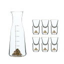 7点セット 酒器セット 徳利 金山 金箔 金縁 グラス 酒器揃 酒盃 お猪口 日本酒 冷酒 焼酎 ワインセット お酒入れ クリスタルガラス エレガント おしゃれ...