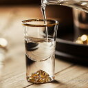 6点セット 酒盃セット 白酒グラス 金山 金箔 金縁 グラス 酒盃 お猪口 日本酒 冷酒 焼酎 ワインセット クリスタルガラス エレガント おしゃれ 職人手作り...
