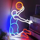 【PT10倍+10%OFFクーポン】ネオンサイン バスケット 多階段調光可 バスケットボールネオンライト スポーツ LED 体育館 ボール型 ネオンライト 店看板 LED看板 USB給電 インテリア 店内飾り ネオン管ライト 壁装飾 リビングルーム 寝室 クラブ ショップ キッズギフト