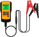 【PT10倍+10%OFFクーポン】バッテリーテスター チェッカー 診断機 バッテリーチェッカー 12V蓄電池用 LCD バッテリーアナライザ 自動車バッテリー診断 電圧 抵抗 CCA値測定 デジタル 電圧測定 車 自動車 診断 故障 メンテナンス カー用品 父の日