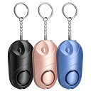 【PT10倍+10%OFFクーポン】防犯ブザー 携帯 大音量 子供 防犯アラーム 3個セット 140dB 爆音 LEDライト付き 小学生/女性/お年寄り 大音量...