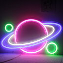 ネオンサイン 「惑星 電光ホーム 壁掛け NEON SIGN ネオン管 広告用 看板 ディスプレイ 居酒屋 カフェ 喫茶店 インテリア ホームデコレーション ギ...