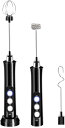 【PT10倍+10%OFFクーポン】泡だて器 ミルクフォーマー ミルク泡立て器 ワンタッチ操作 USB充電式 3段階スビード 小型 電動 攪拌シャフト×3 ミニコーヒー攪拌機 ハンドミキサー 卵ビーター ダルゴナコーヒー ステンレス製 カプチーノ 父の日