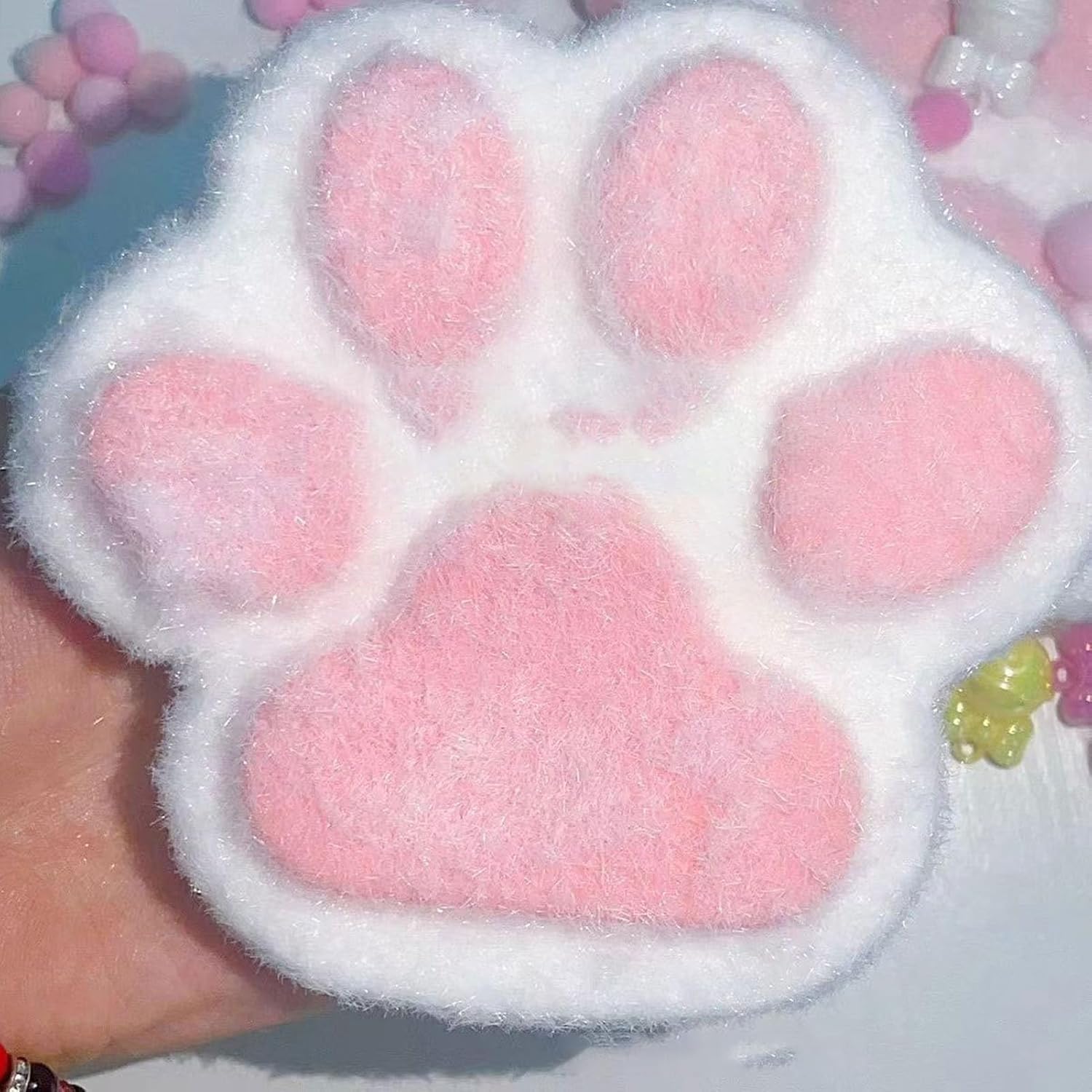 おもちゃ 握る ストレス解消 握って遊ぶ スクイーズ 大サイズ 肉球 ネコ ねこ 低反発 かわいい もちもち おしゃれ オシャレ おもちゃ ふわふわ 減圧グッズ 大きな肉球 手作り ソフト 誕生日プレゼント 癒しグッズ 暇つぶし子供 大人兼用 ピンク