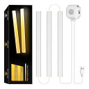 \マラソン期間 P10倍/3本セット LEDテープライト 高輝度 人感センサー ストリップライト LED キャビネットライト フィギュア バーライト 間接照明 ...