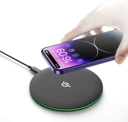 【2024超薄型】ワイヤレス充電器 無線充電器 最大15W出力 超薄型 急速 ワイヤレス充電器 15W/10W/7.5W 【Qi認証】置くだけ充電 USB Type-C接続 iPhone 13/13 Pro/13 Pro Max/13 Mini/iPhone12/12 Pro/12 mini/12 Pro Max/11/11 Pro/11 【2024超薄型】ワイヤレス充電器 無線充電器 最大15W出力 超薄型 急速 ワイヤレス充電器 15W/10W/7.5W 【Qi認証】置くだけ充電 USB Type-C接続 iPhone 13/13 Pro/13 Pro Max/13 Mini/iPhone12/12 Pro/12 mini/12 Pro Max/11/11 Pro/11