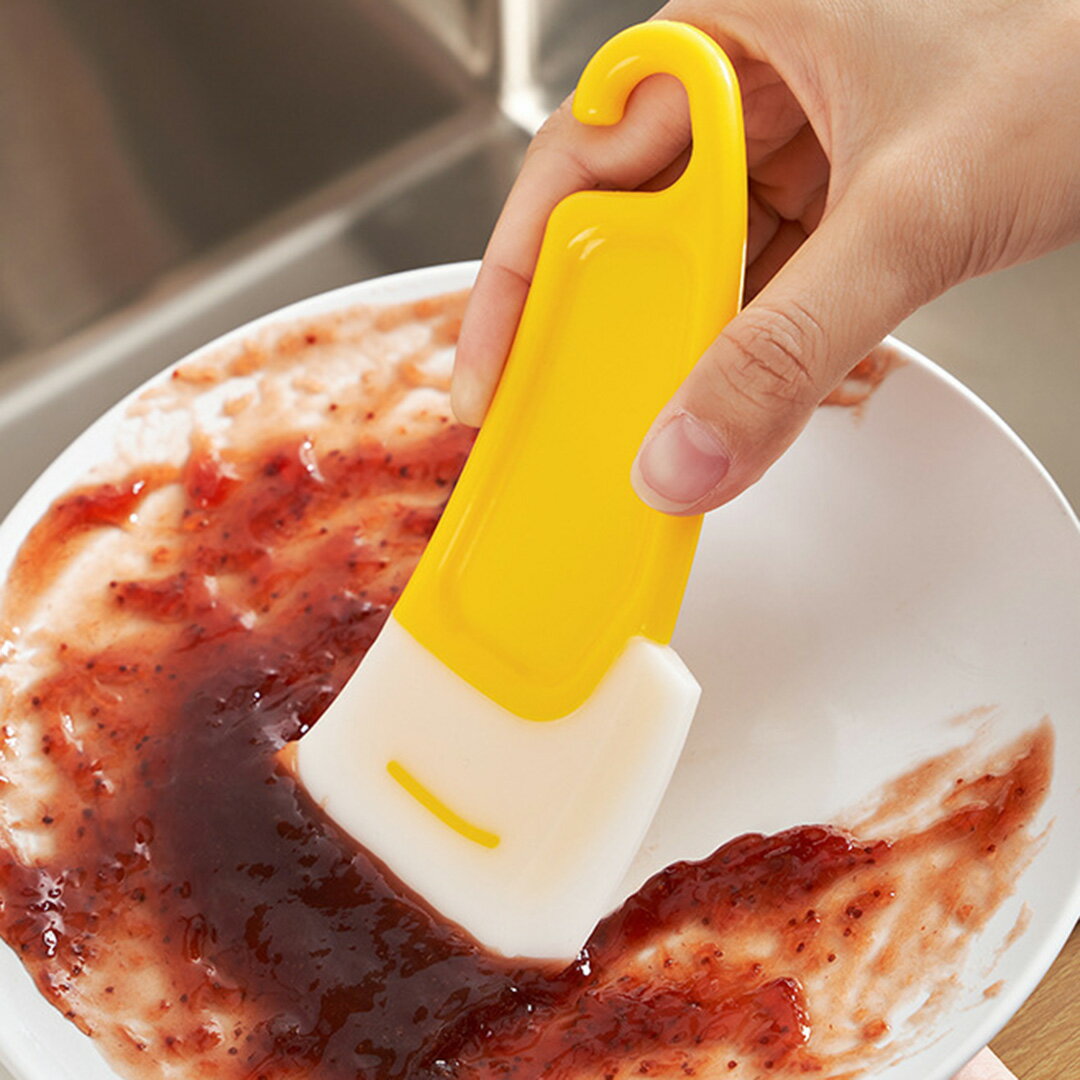 【マラソン限定 クーポン発行中】 2個入 キッチン スクレーパー (ヘラ ・ スパチュラ) ホワイト 水切り..