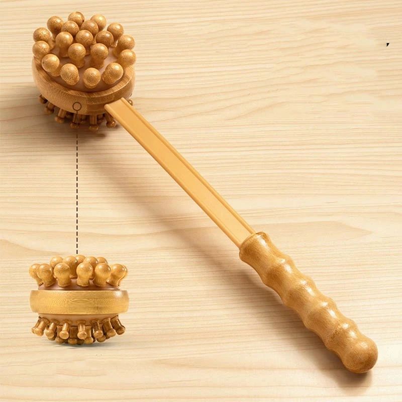 ショルダーハンマー 竹 肩たたき棒 肩叩き ツボ押し グッズ マッサージ 肩 肩こり 解消グッズ