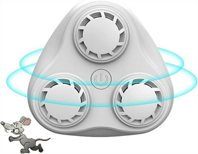 ネズミ駆除 超音波 強力 鼠駆除 超音波 鼠駆除 ねずみ駆除 害虫駆除器 駆除範囲300平方メートル 省エネ 静音 ネズミ撃退器 電磁波 三つスピーカー コンセント式 蚊/百足/ゴキブリ/ねずみ/コウモリ/クモ撃退 害虫の宿敵 無毒無臭 便利衛生 子供やペットにも安心 ネズミ対策