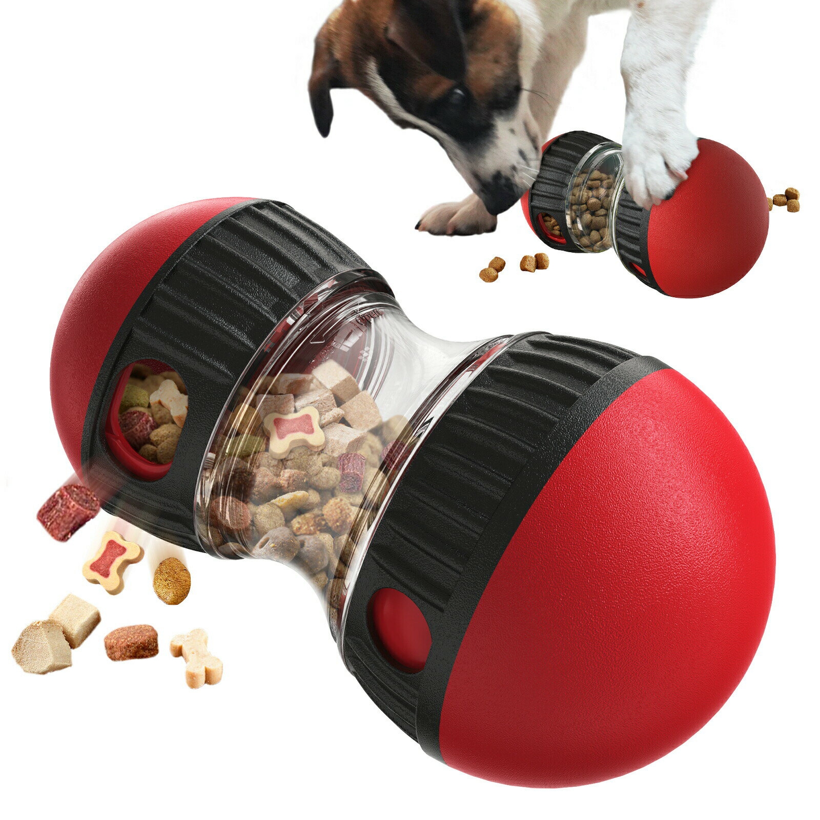 樂天商城 - ペット 知育 おやつボウル フードボウル 犬 食器餌入れ フードボール おもちゃ トイ 給餌器 早食い防止 ストレス解消 運動不足解消